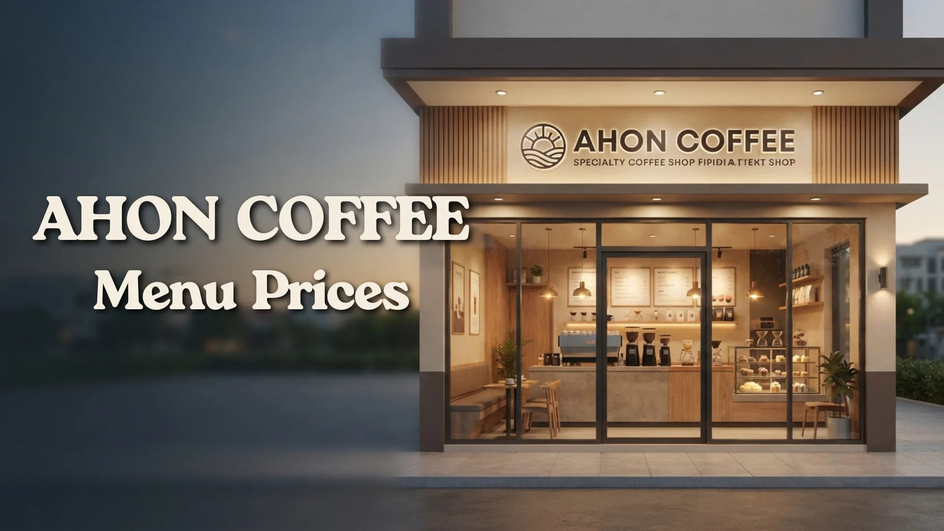 Ahon Coffee Menu Prices