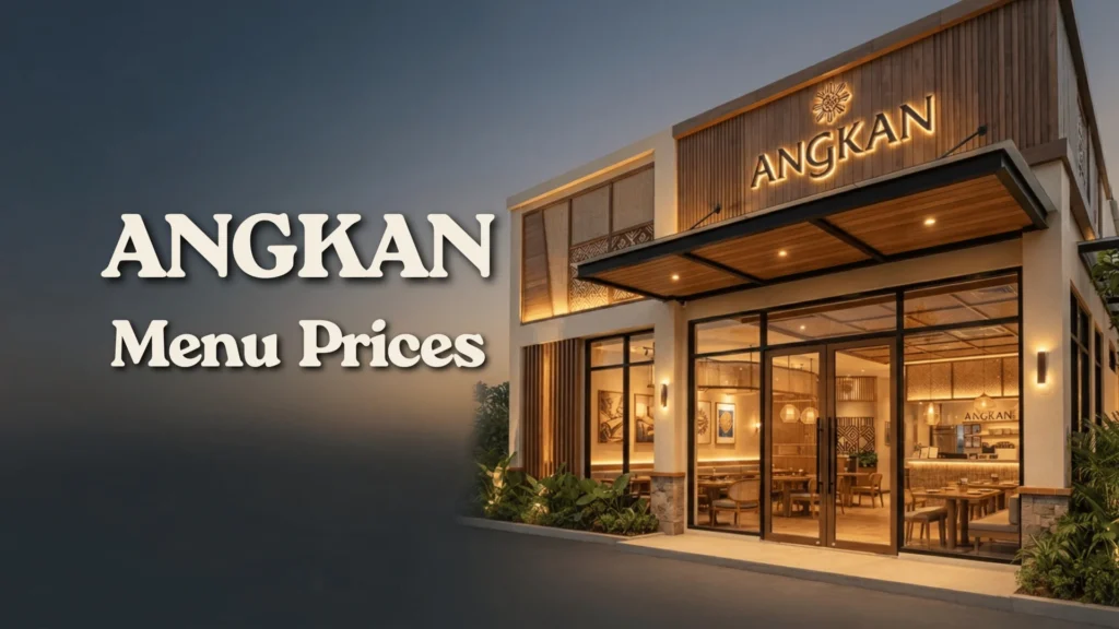 Angkan Coffee Philippines Menu Prices 2026