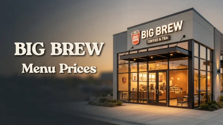 Big Brew Menu Prices