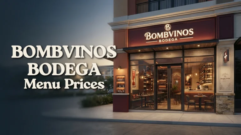 Bombvinos Bodega Menu Prices