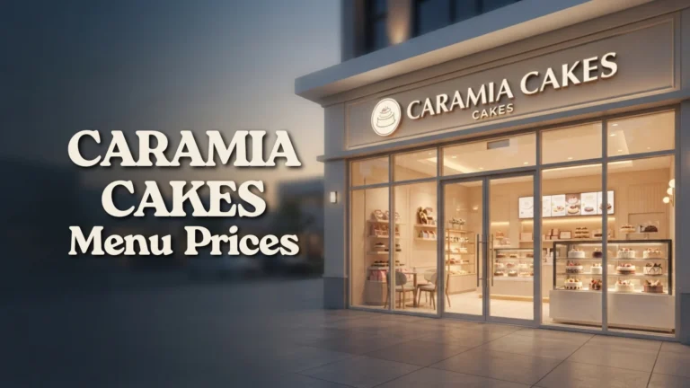 Caramia Cakes Menu Prices
