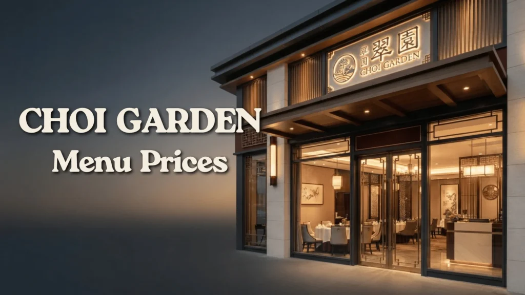 Choi Garden Philippines Menu Prices 2026