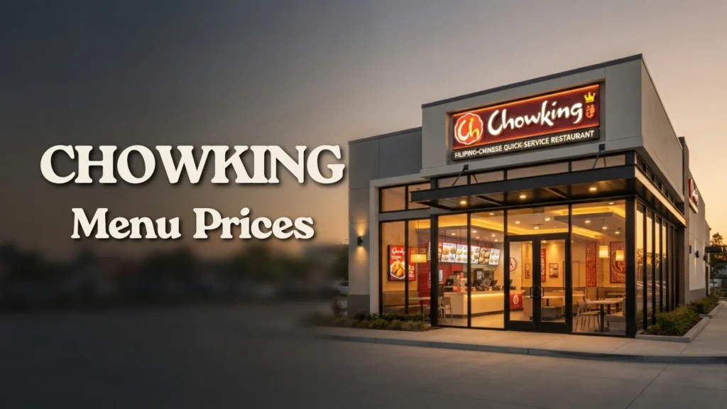 Chowking Philippines Menu Prices 2026