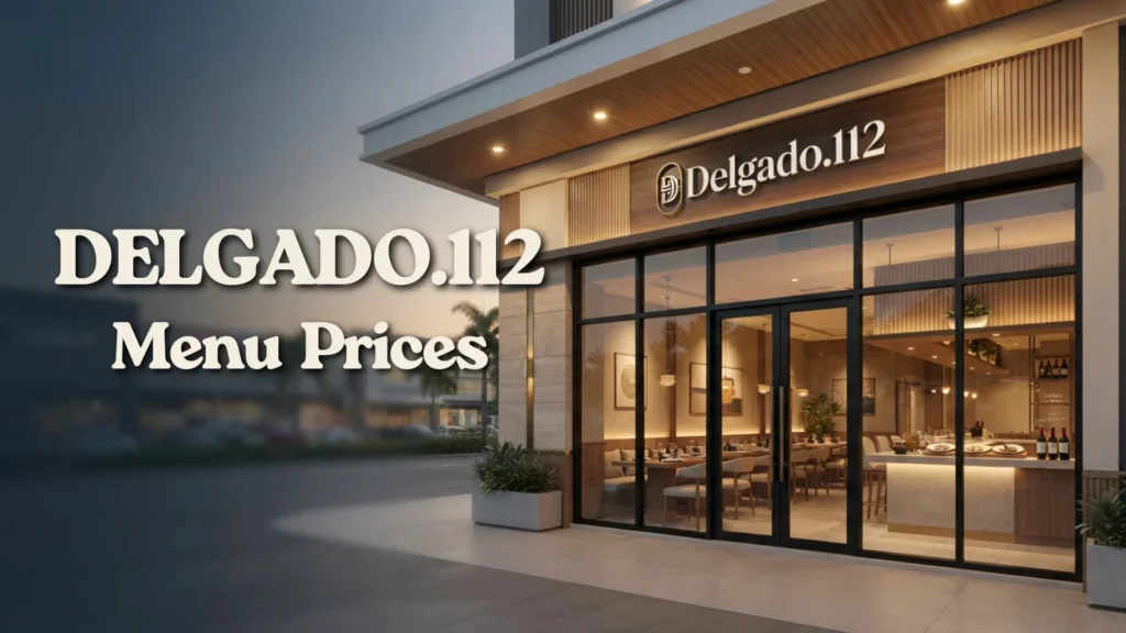 Delgado.112 Philippines Menu Prices 2026