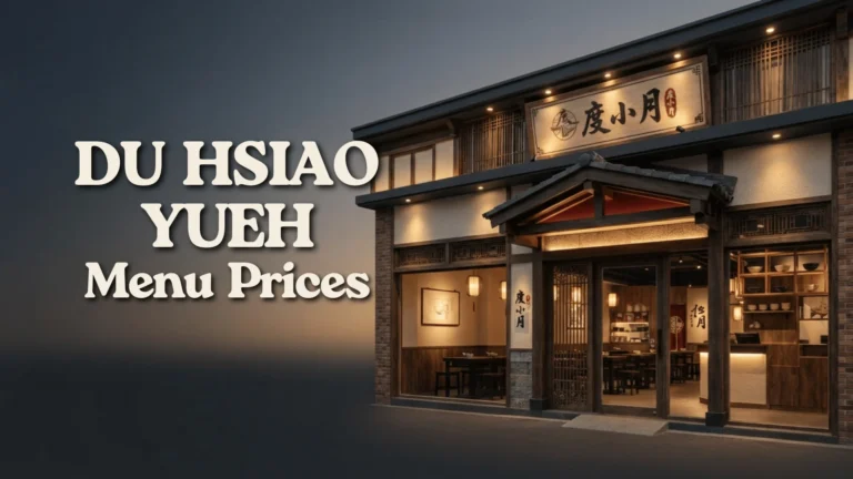 Du Hsiao Yueh Menu Prices