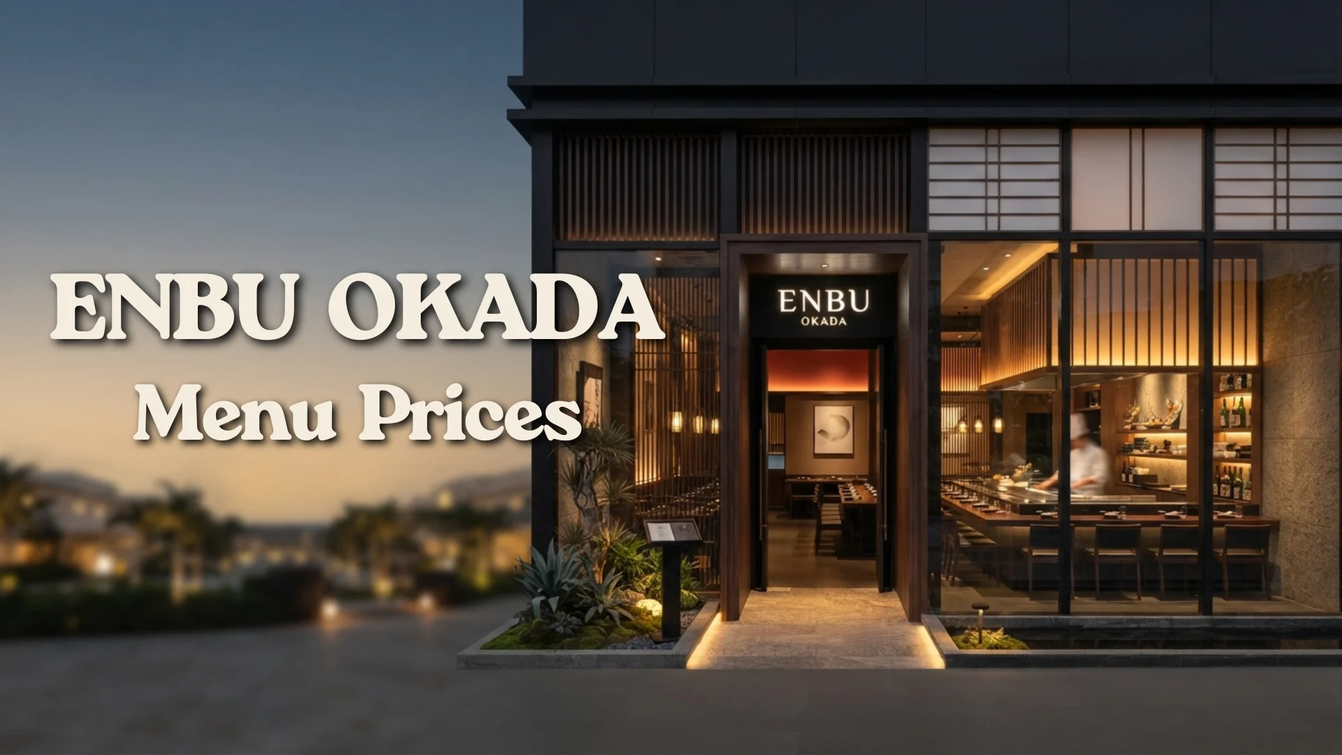 Enbu Okada Menu Prices