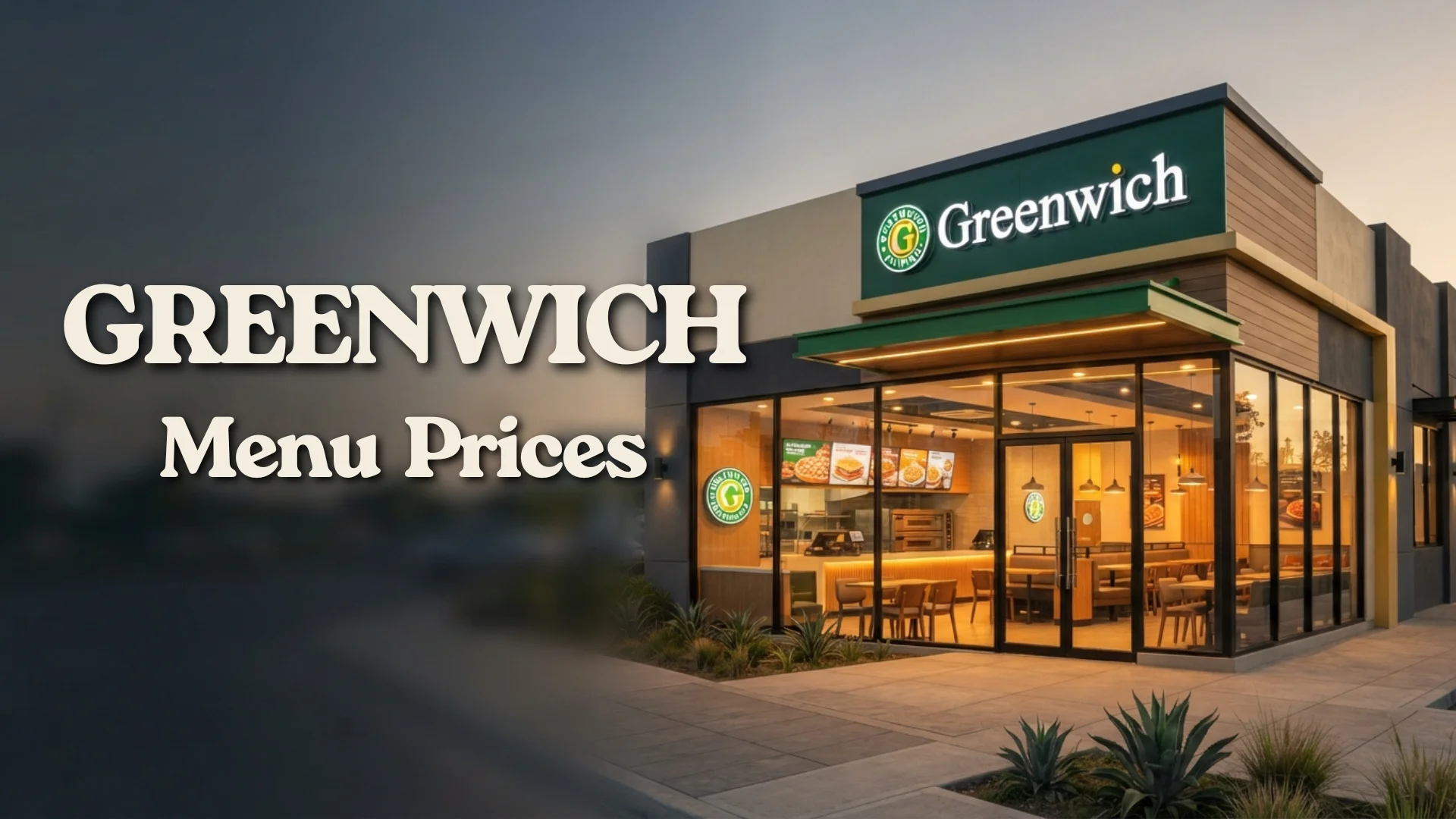 Greenwich Menu Prices