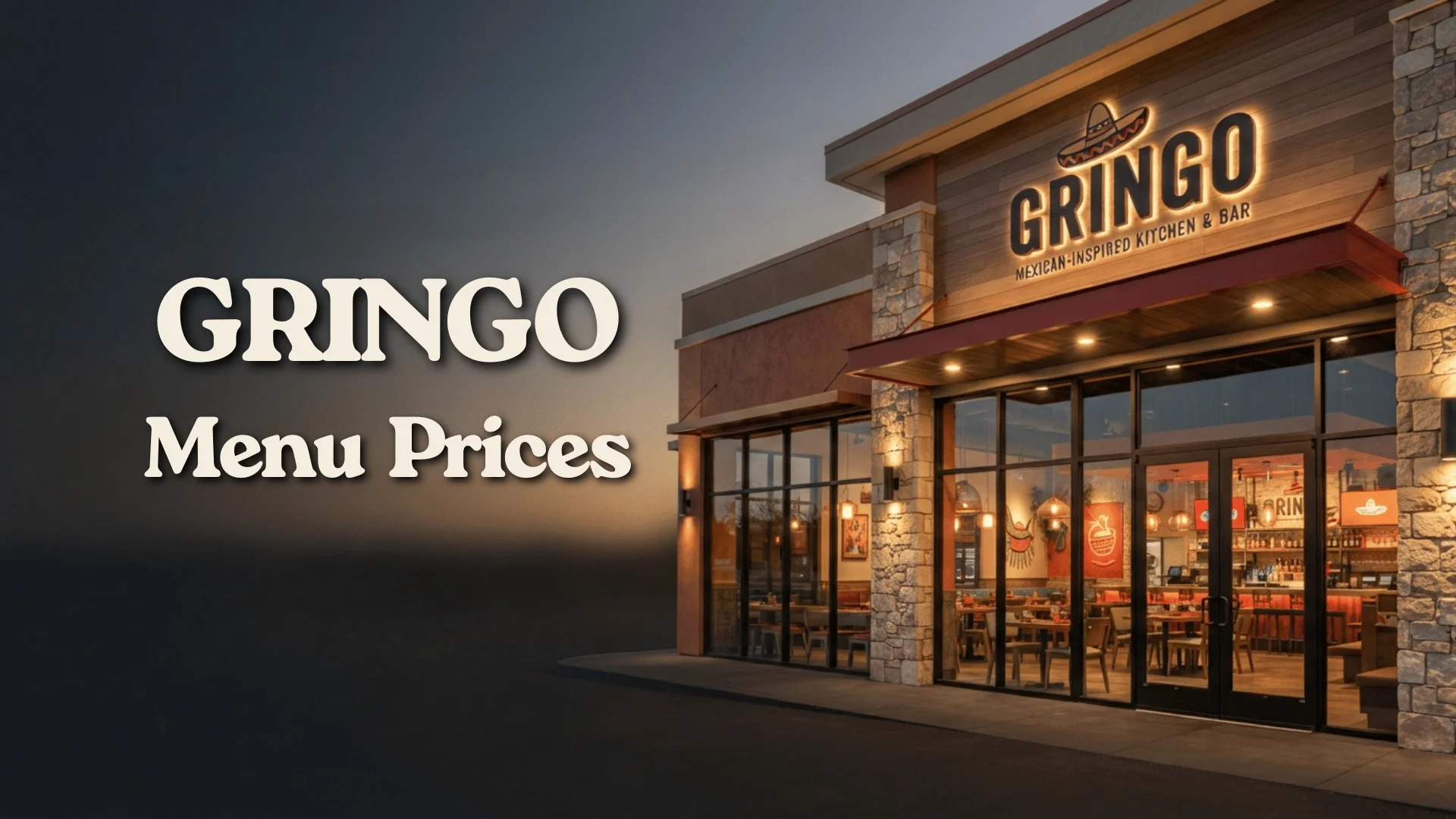 Gringo Menu Prices