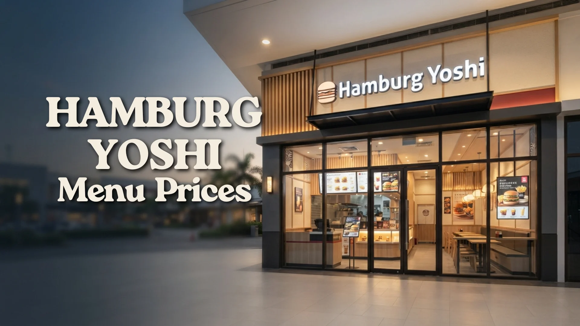 Hamburg Yoshi Menu Prices