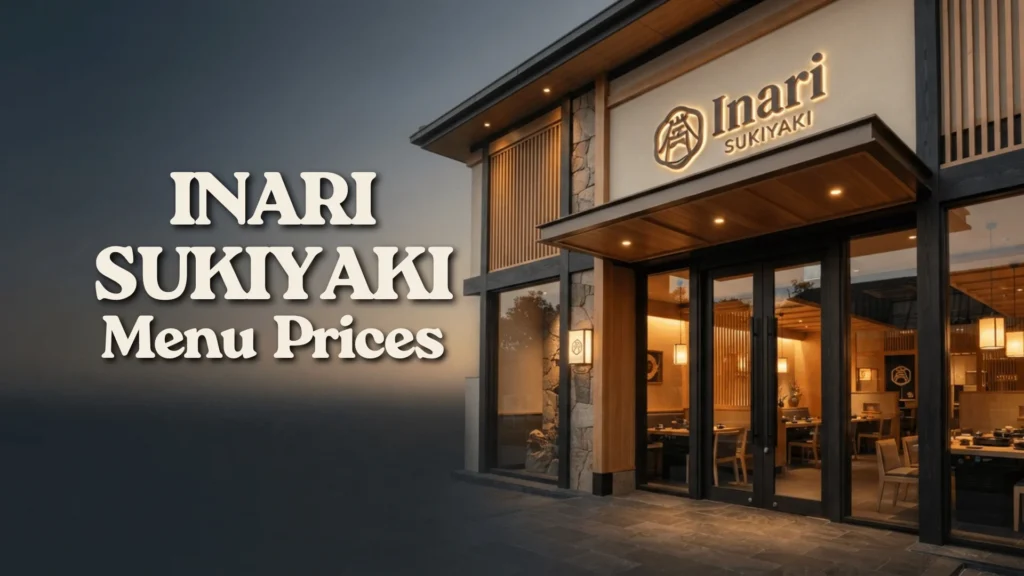 Inari Sukiyaki Philippines Menu Prices 2026