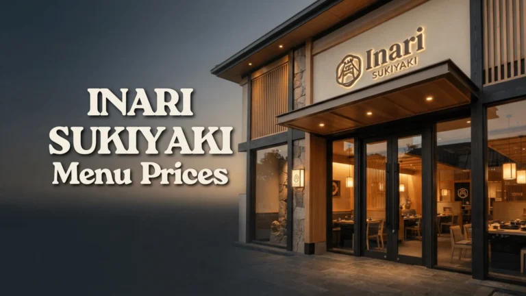 Inari Sukiyaki Menu Prices