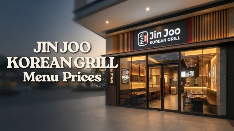 Jin Joo Korean Grill Menu Prices