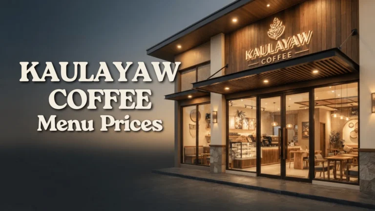 Kaulayaw Coffee Menu Prices