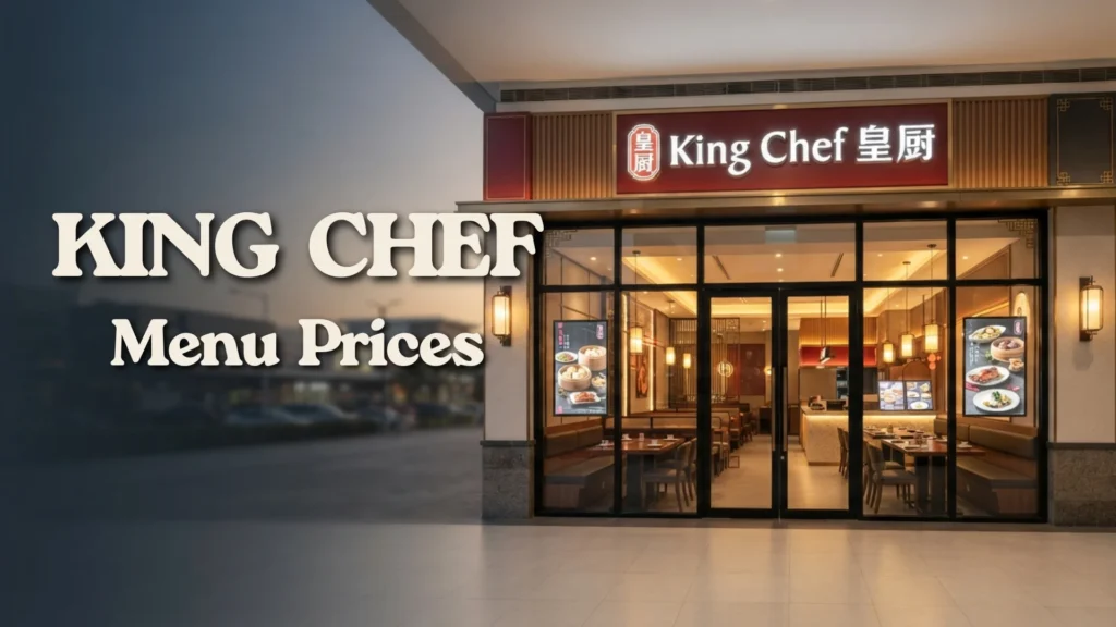 King Chef Philippines Menu Prices 2026