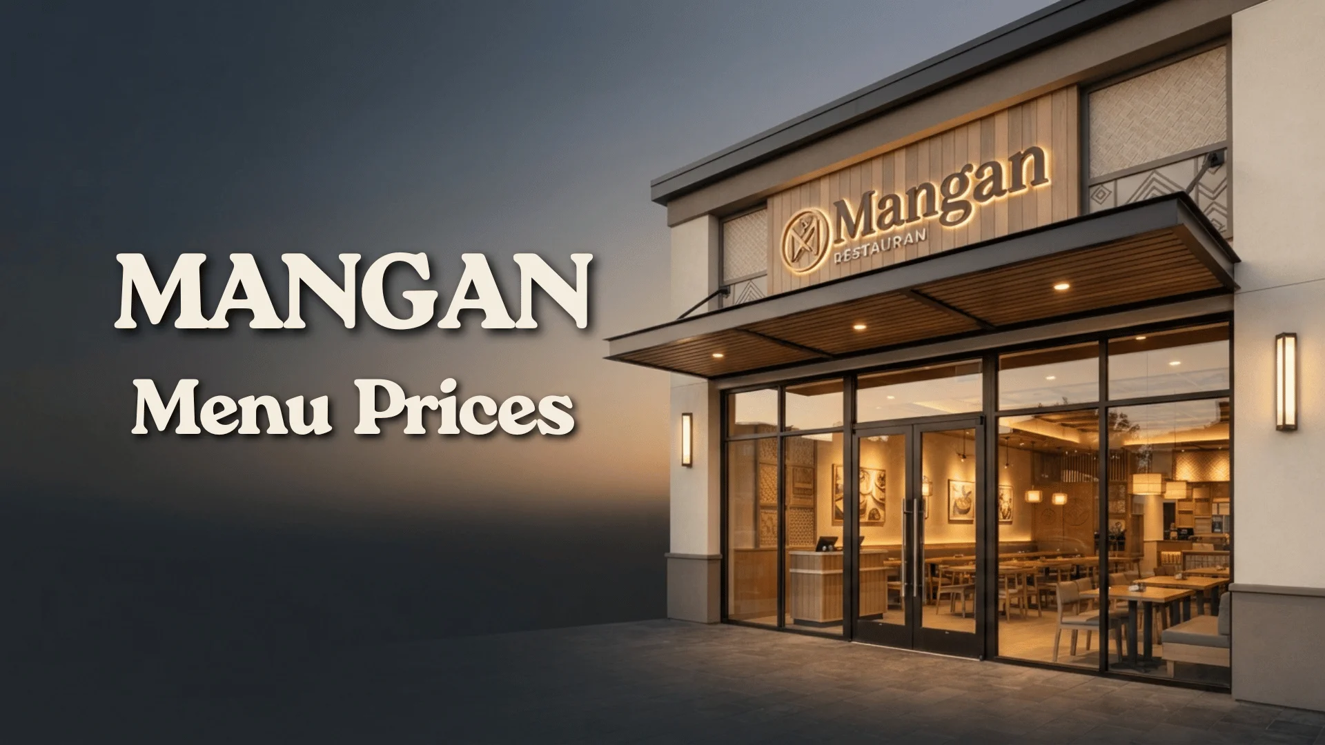 Mangan Menu Prices