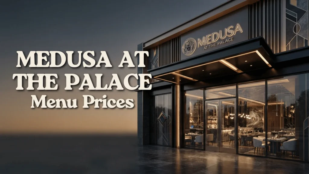 Medusa at The Palace Philippines Menu Prices 2026