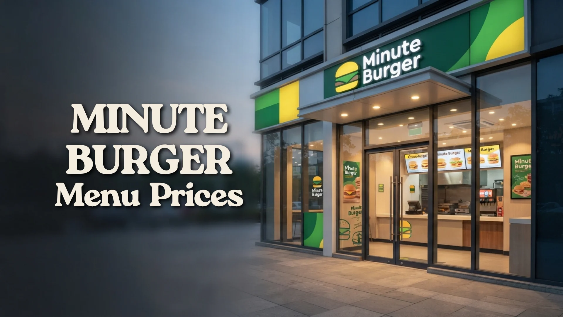 Minute Burger Menu Prices