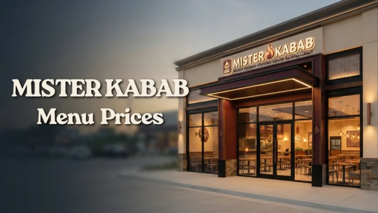 Mister Kabab Menu Prices