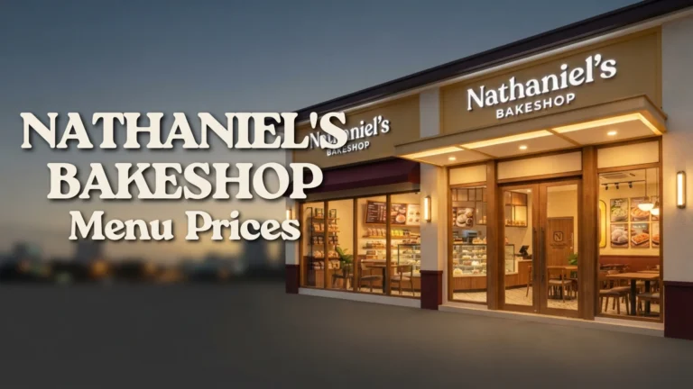 Nathaniel's Bakeshop Menu Prices