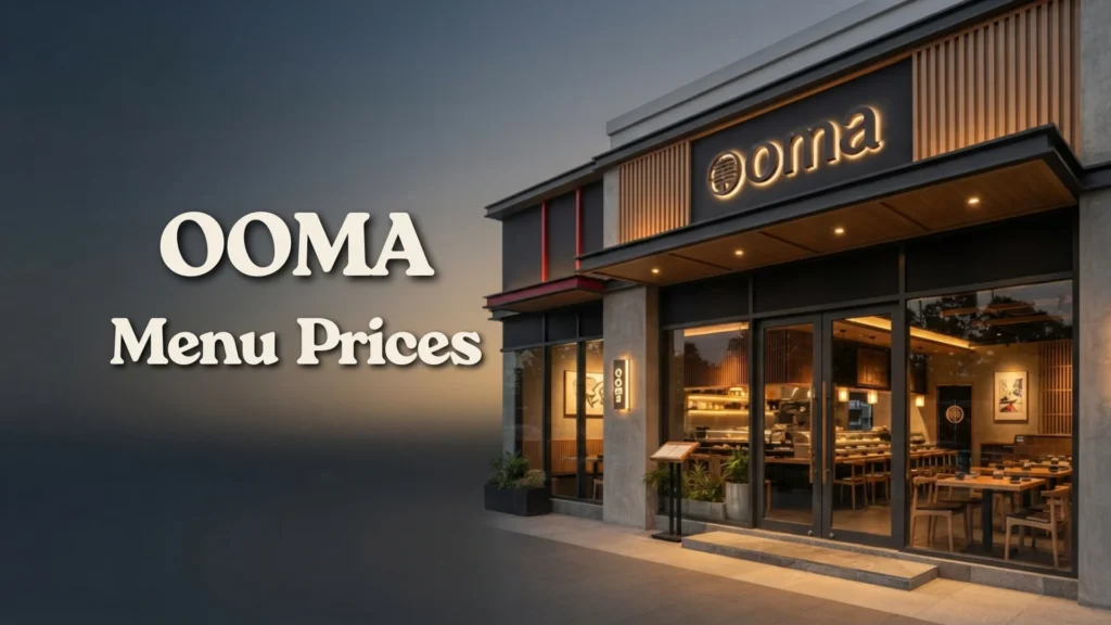 Ooma Philippines Menu Prices 2026