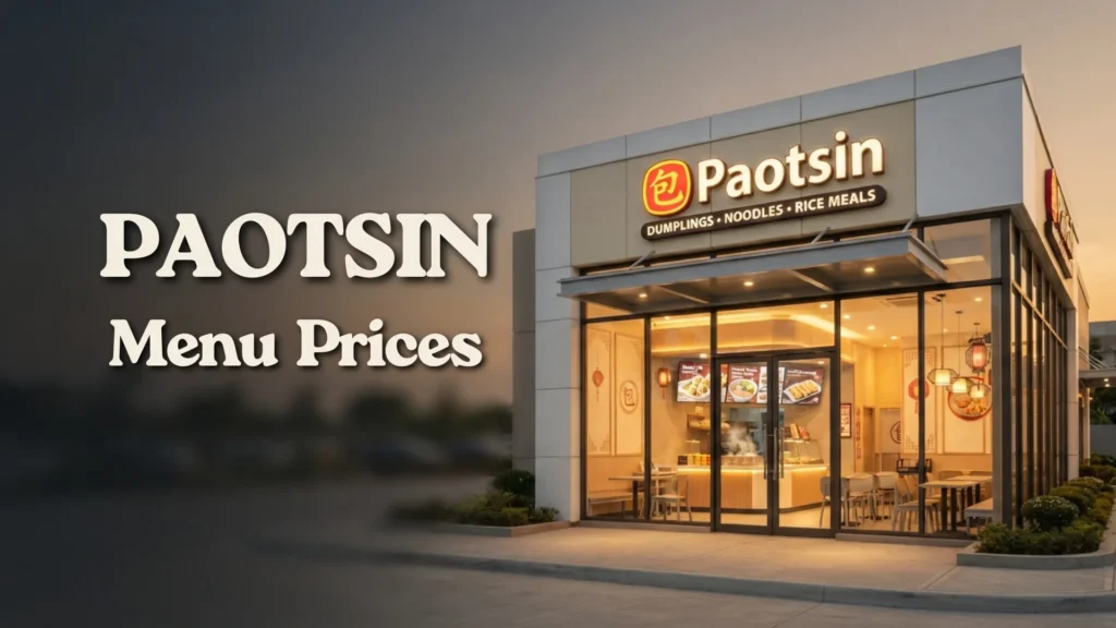 Paotsin Philippines Menu Prices 2026
