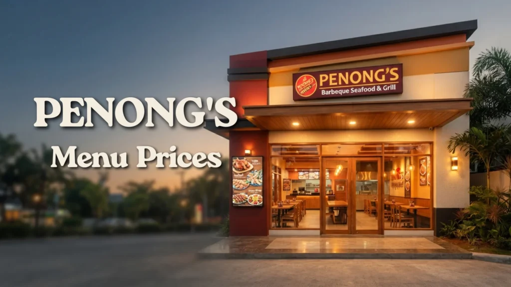 Penong’s Philippines Menu Prices 2026