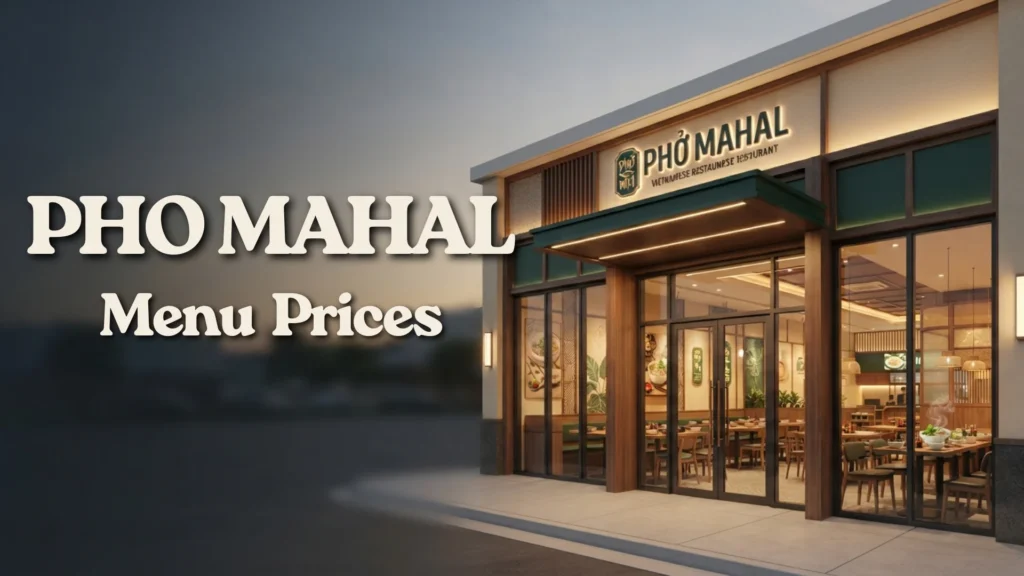 Pho Mahal Philippines Menu Prices 2026