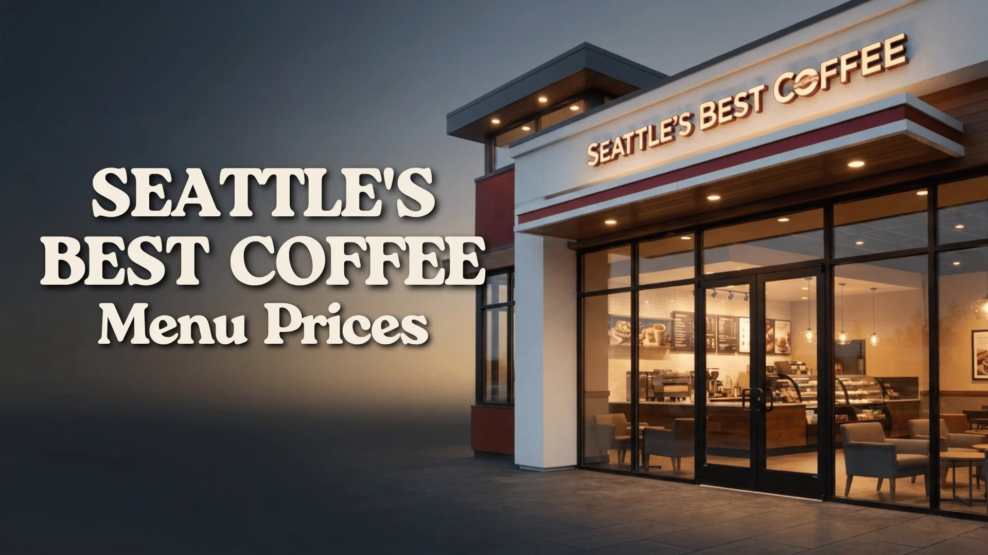 Seattle's Best Coffee Menu Prices