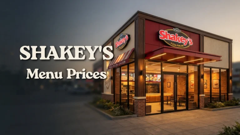 Shakey's Menu Prices