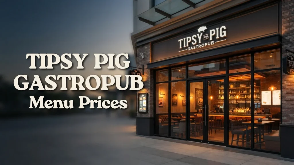 Tipsy Pig Gastropub Philippines Menu Prices 2026