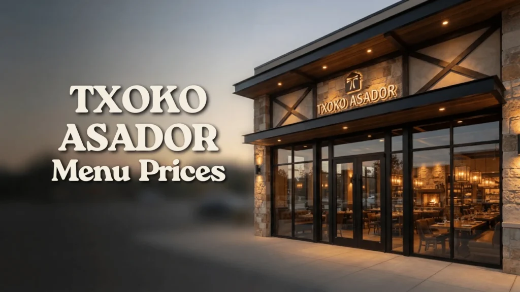 Txoko Asador Philippines Menu Prices 2026