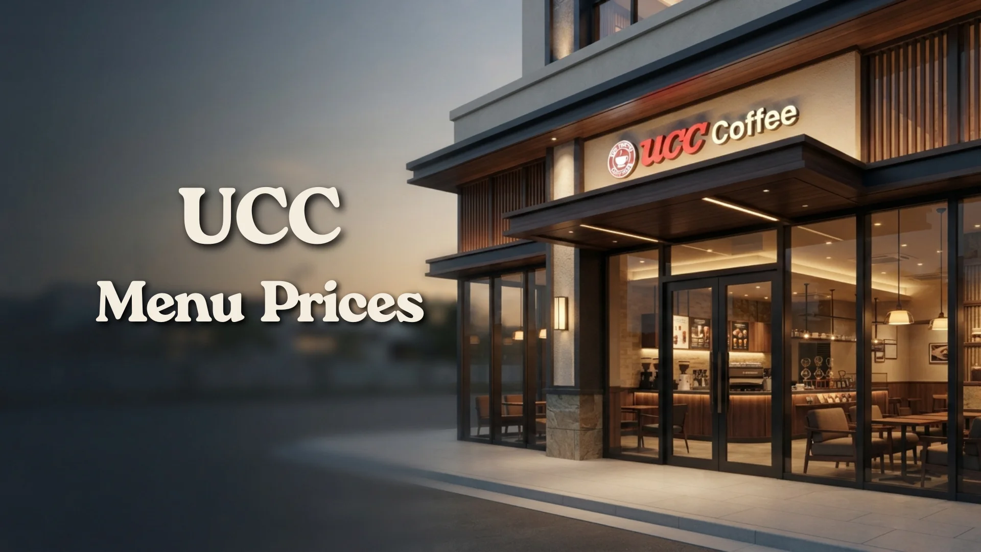 UCC Menu Prices