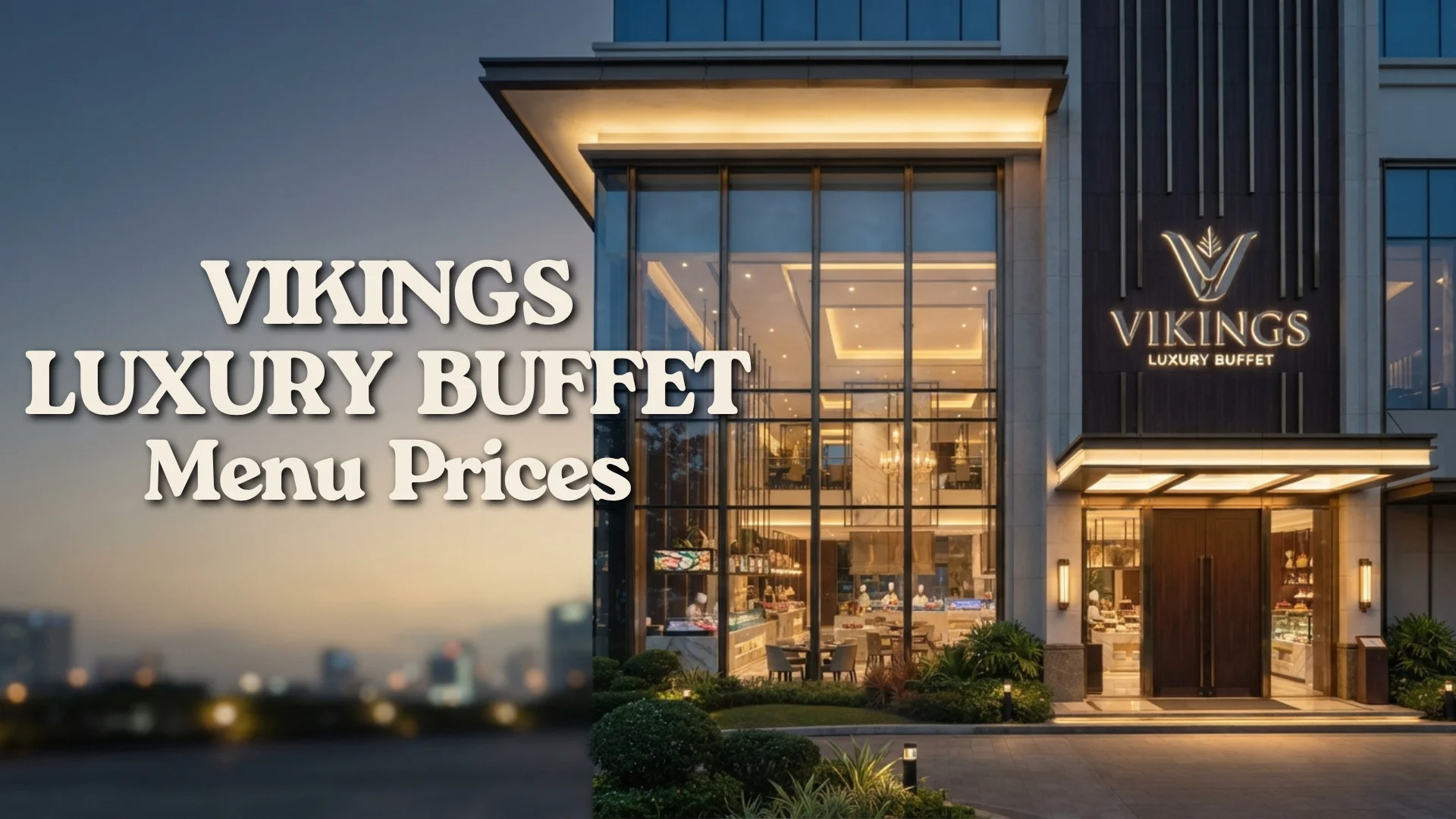 Vikings Luxury Buffet Menu Prices