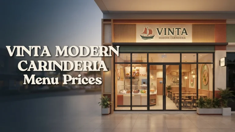 Vinta Modern Carinderia Menu Prices