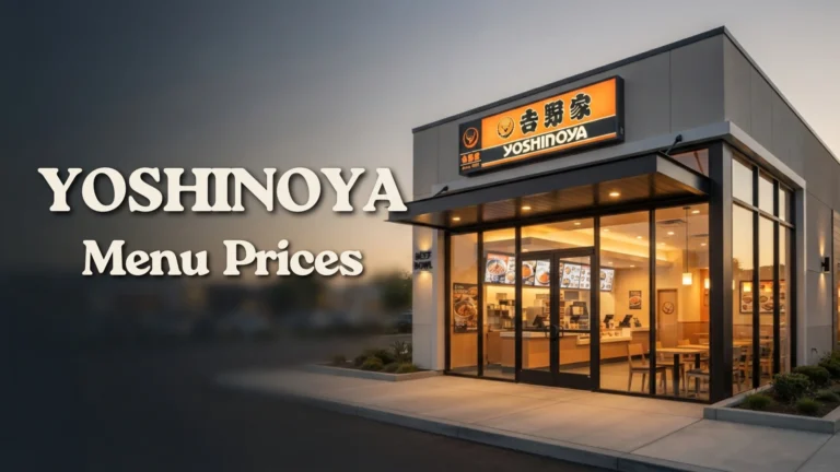 Yoshinoya Menu Prices